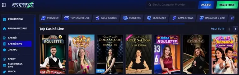 Sportaza casino e scommesse bonus 500€ più 200 giri gratis